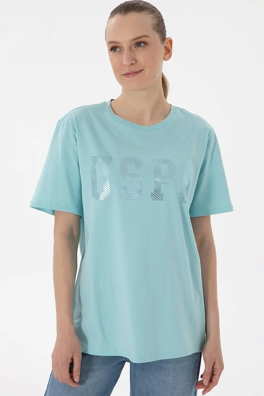 Футболка из хлопка с принтом - G082SZ0110SEANIY025 Футболка жен. (VR007, L)