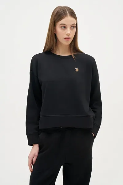 Свитшот с хлопком укороченный - G082SZ0820R_FELTA_SK024 Толстовка жен. (VR046, L)