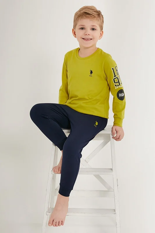 Пижама с логотипом для мальчиков - G083SZ0HF0US1522 Костюм дом. муж. детс. (VR087, 6-7)