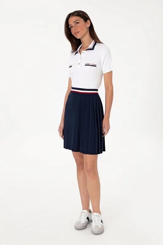 Юбка мини трикотажная в складку - G082SZ0TL0BRENDA_ETK Юбка жен. (VR033, XS)