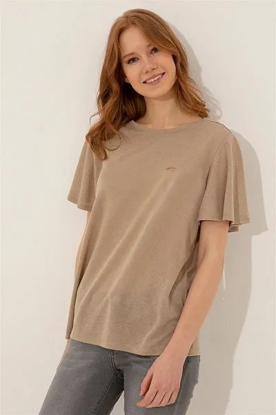 Футболка с рукавом колокол - G082SZ0110FANTAN Футболка жен. (VR027, XS)