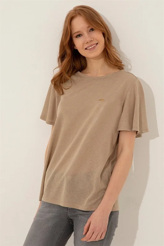 Футболка с рукавом колокол - G082SZ0110FANTAN Футболка жен. (VR027, 2XS)