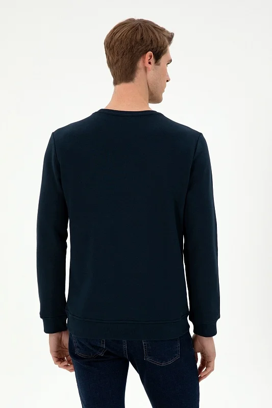 Свитшот с декоративной нашивкой - G081SZ0820ZELO_E Толстовка муж. (VR033, M)