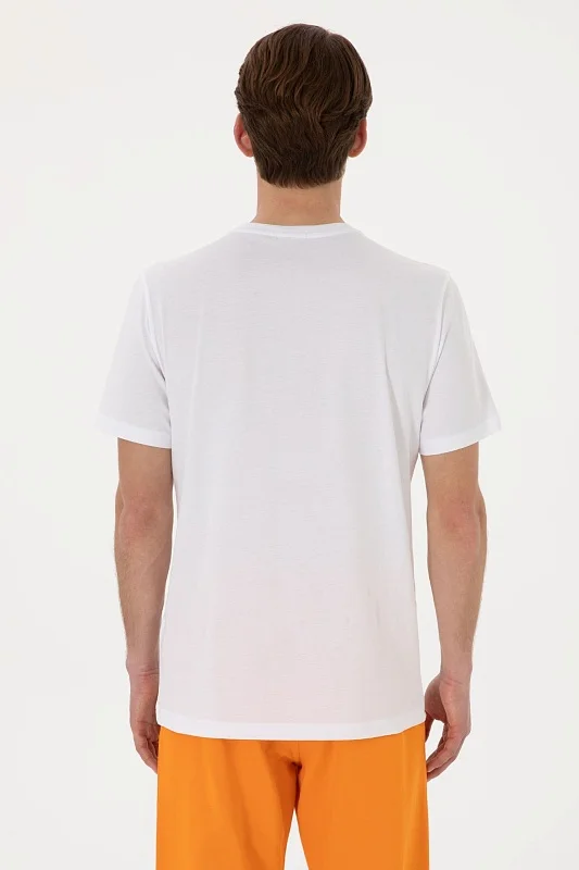 Футболка из хлопка с надписью - G081SZ0110GEARTIY025 Футболка муж. (VR013, L)