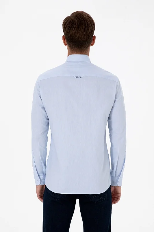 Рубашка из хлопка приталенная - G081SZ0040CEDRO025K Сорочка муж. (VR003, 2XS)