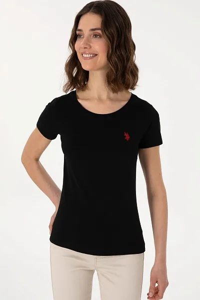 Футболка из хлопка с логотипом - G082SZ0110TO25 Футболка жен. (VR046, XL)