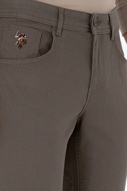Брюки текстурированные прямые - G081SZ0780MICALEX25K_REG Брюки муж. (VR052, 38, 33)