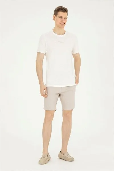 Футболка из хлопка с контрастной окантовкой - G081SZ0110HAZBA Футболка муж. (VR019, XL)
