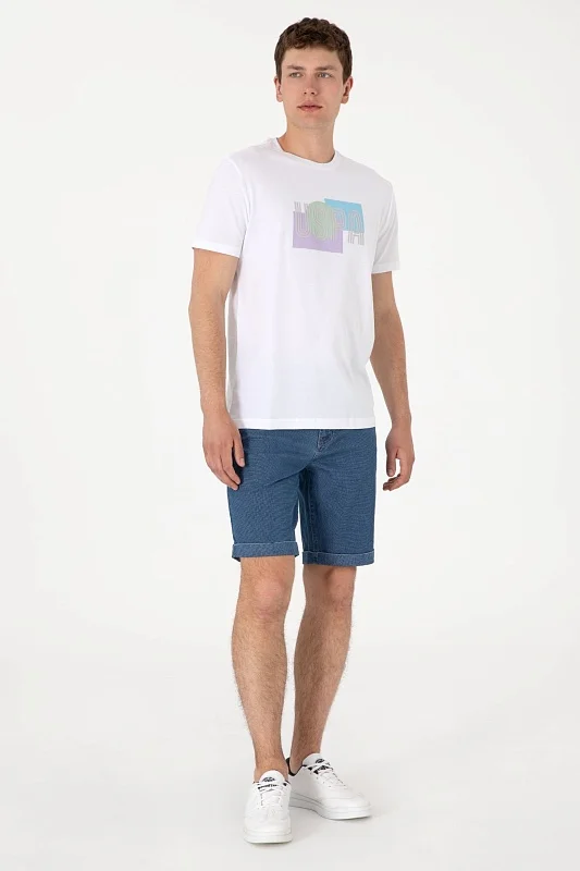 Футболка из хлопка с надписью - G081SZ0110PAMEL Футболка муж. (VR013, L)