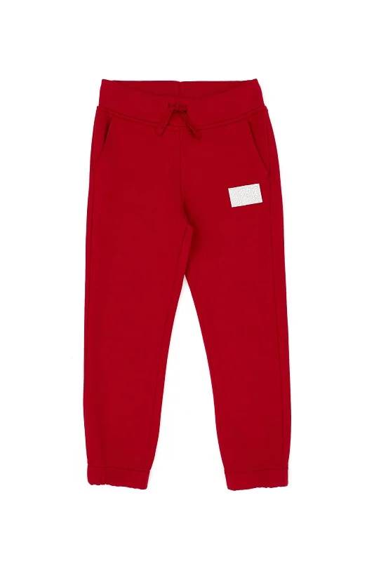Спортивные брюки на манжетах для девочек - G084SZ0OP0CANESKIDS23K-E Брюки спорт. жен. детс. (VR030, 6_7)