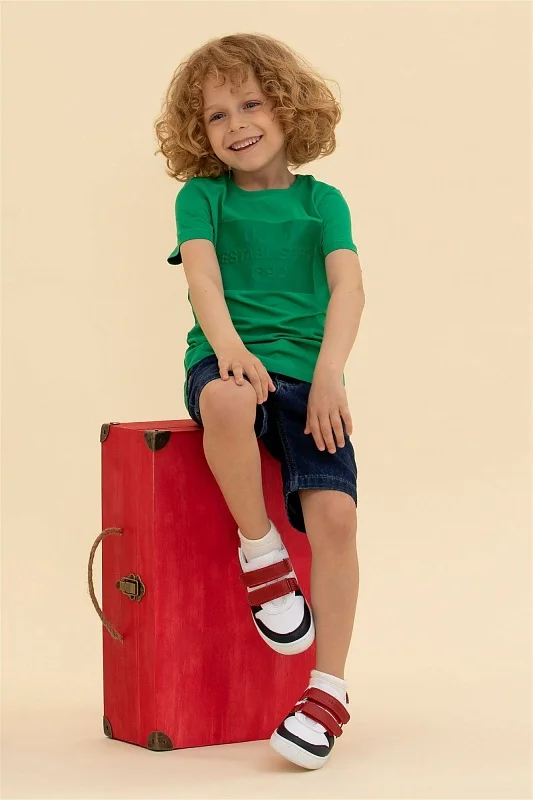 Футболка из хлопка с принтом для мальчиков - G083SZ0110FERASKIDS Футболка муж. детс. (VR054, 4_5)