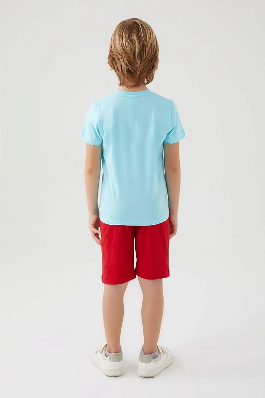 Футболка и шорты для мальчиков - G083SZ0HF0US1369 Костюм дом. муж. детс. (VR090, 6-7)
