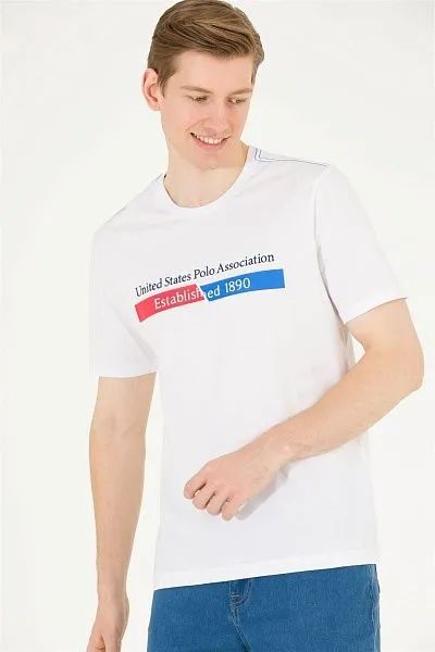 Футболка из хлопка с надписью - G081SZ0110PERENE Футболка муж. (VR013, XS)