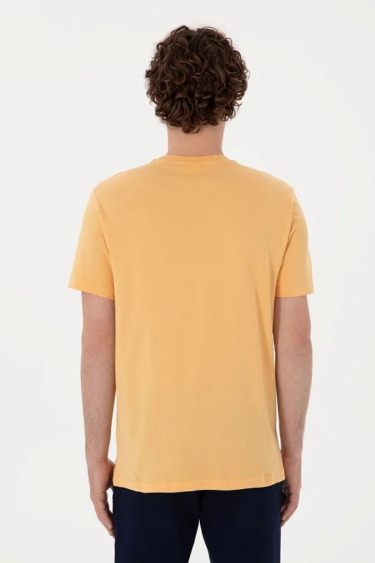 Футболка из хлопка с надписью - G081SZ0110GEARTIY025 Футболка муж. (VR202, L)