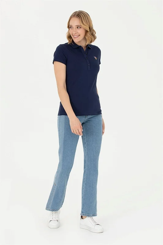 Футболка-поло из хлопка - G082SZ0110TP0123-CLR Футболка жен. (VR033, XS)