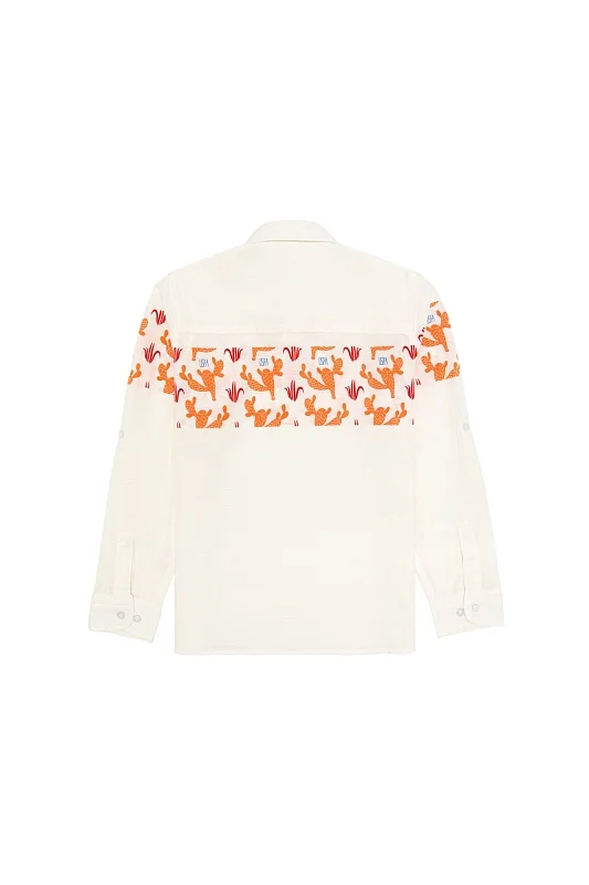 Рубашка с добавлением льна прямая для мальчиков - G083SZ0040KILLA Сорочка муж. детс. (VR051, 9_10)