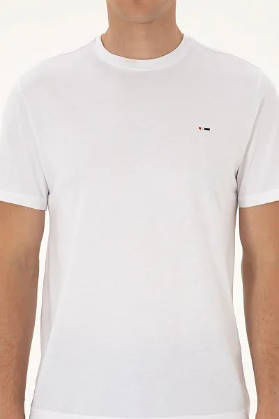 Футболка из хлопка с логотипом - G081SZ0110TS03SK025 Футболка муж. (VR013, XL)