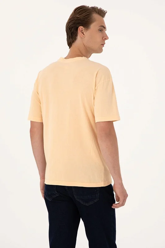 Футболка из хлопка с надписью - G081SZ0110D_REDIO Футболка муж. (VR202, S)