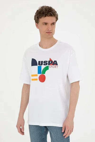 Футболка из хлопка с надписью - G081SZ0110CUBA Футболка муж. (VR013, XL)