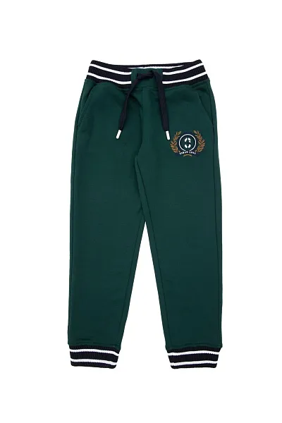 Спортивные брюки с нашивкой для мальчиков - G083SZ0OP0RC_TOYKOKIDS Брюки спорт. муж. детс. (VR079, 4_5)
