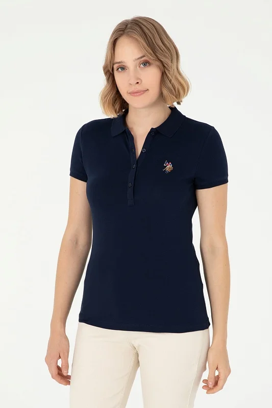 Футболка-поло из хлопка - G082SZ0110TP0124-CLR Футболка жен. (VR033, S)