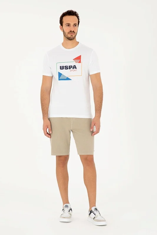 Футболка из хлопка с надписью - G081SZ0110BANJU Футболка муж. (VR013, XL)