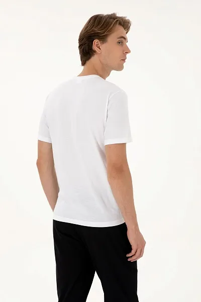 Футболка из хлопка с логотипом - G081SZ0110TS03SK025 Футболка муж. (VR013, XL)