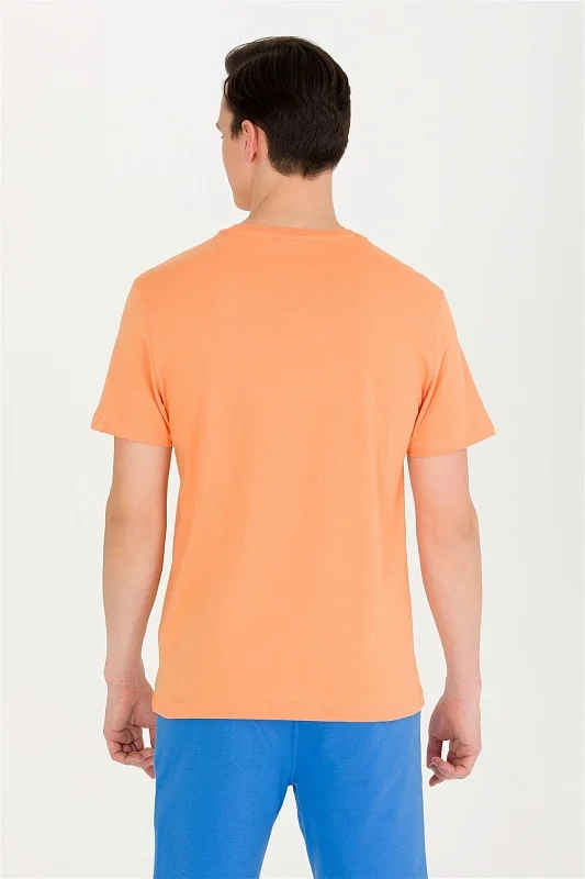 Футболка из хлопка с надписью - G081SZ0110GEARTIY023 Футболка муж. (VR051, XS)