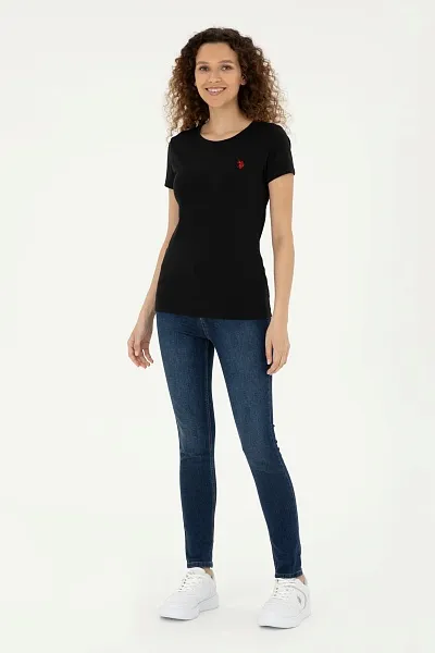 Футболка из хлопка с логотипом - G082SZ0110TO24 Футболка жен. (VR046, 2XL)