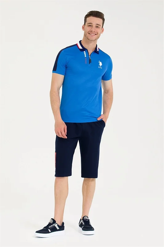 Футболка-поло с воротником на молнии - G081SZ0110T-TAMANAR Футболка муж. (VR045, XL)