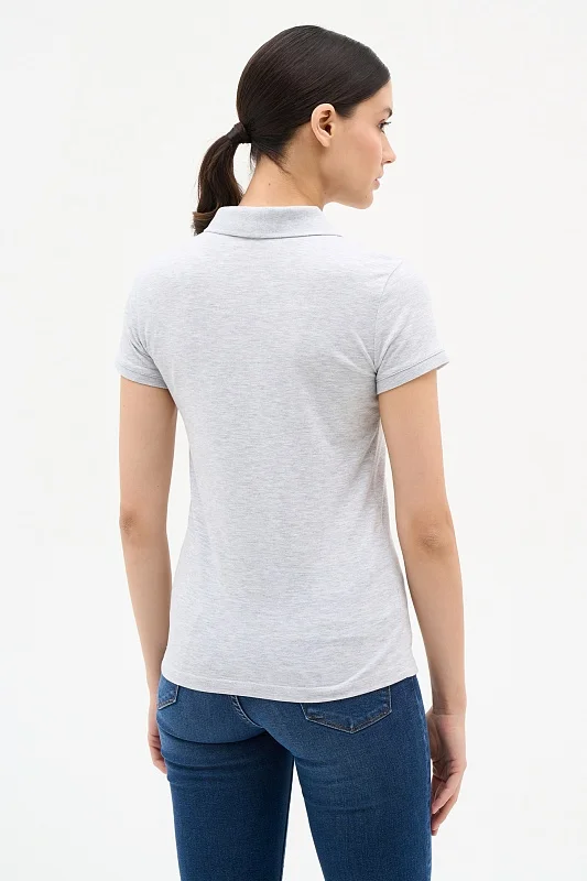 Футболка-поло из хлопка - G082SZ0110TP0123-CLR Футболка жен. (VR001, XS)
