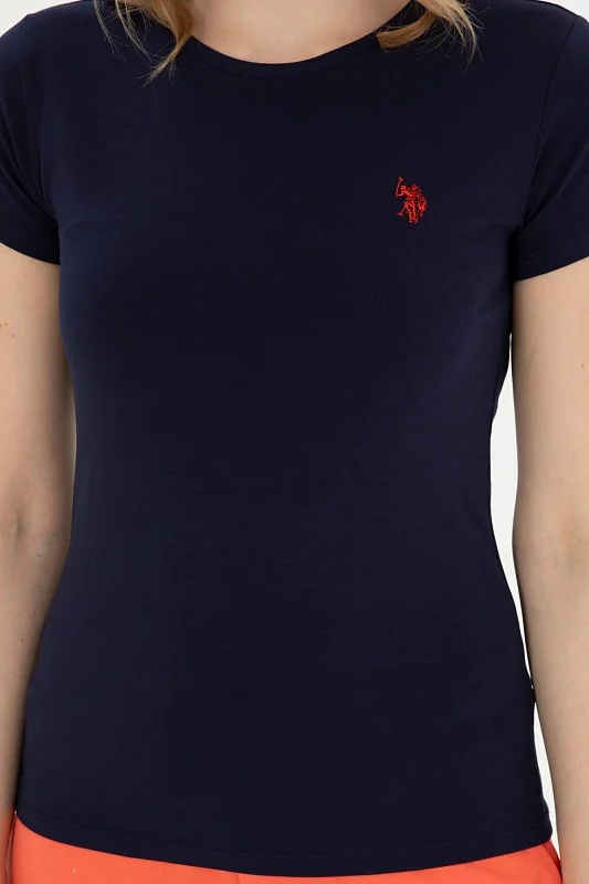 Футболка из хлопка с логотипом - G082SZ0110TO24 Футболка жен. (VR033, L)
