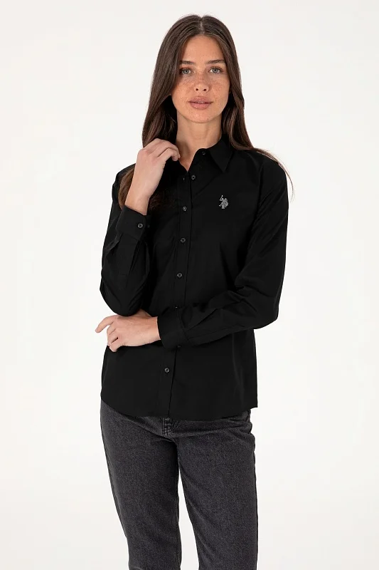 Рубашка из хлопка приталенная - G082SZ0040CRISTA024K Сорочка жен. (VR046, 42)