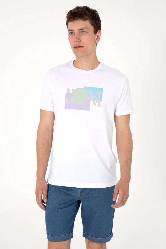 Футболка из хлопка с надписью - G081SZ0110PAMEL Футболка муж. (VR013, L)