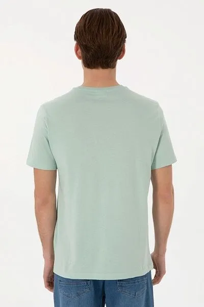 Футболка из хлопка с надписью - G081SZ0110GEARTIY025 Футболка муж. (VR048, M)