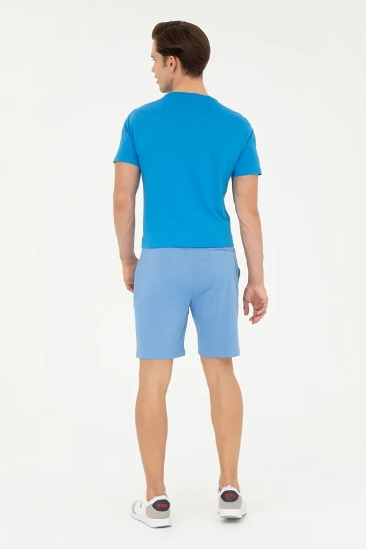 Шорты спортивные из хлопка с вышитым логотипом - G081SZ0OS0PARMEIY024 Брюки спорт. муж. (VR032, XS)