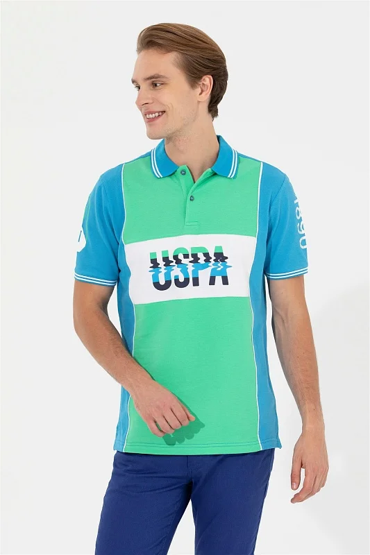 Футболка-поло из хлопка с принтом - G081SZ0110JEFF Футболка муж. (VR077, S)