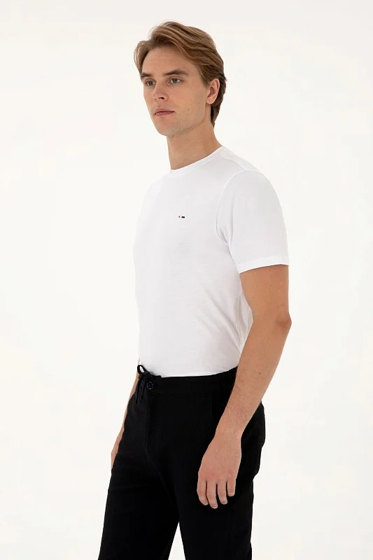 Футболка из хлопка с логотипом - G081SZ0110TS03SK025 Футболка муж. (VR013, XL)