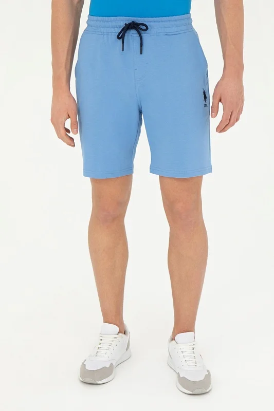 Шорты спортивные из хлопка с вышитым логотипом - G081SZ0OS0PARMEIY024 Брюки спорт. муж. (VR032, XS)