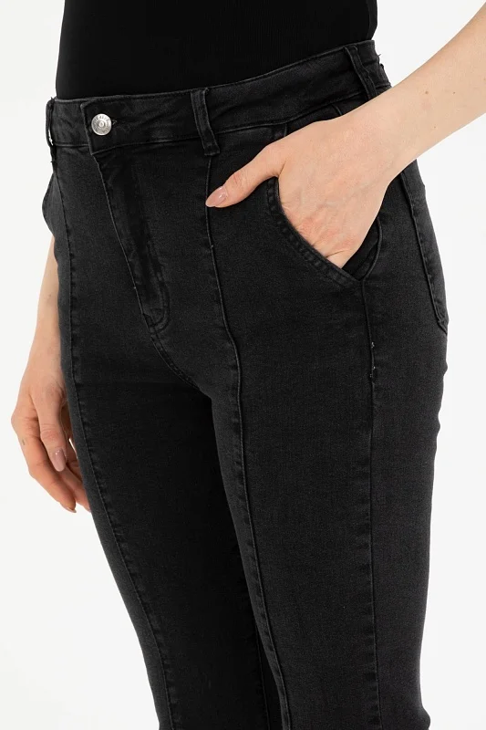 Джинсы клеш с разрезами - G082SZ0800CUTIE Джинсы жен. (DN0027, 38)