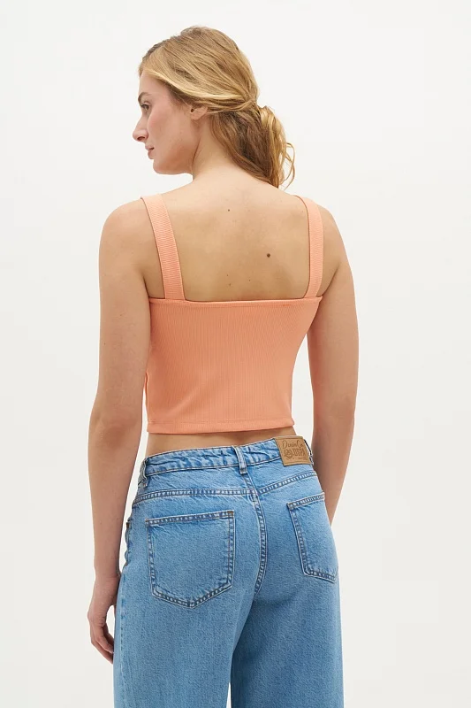 Топ на широких лямках - G082SZ0110PLARTEY Футболка жен. (VR047, 2XS)