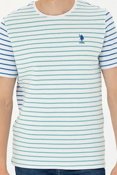 Футболка из хлопка в полоску - G081SZ0110GROS Футболка муж. (VR090, XS)