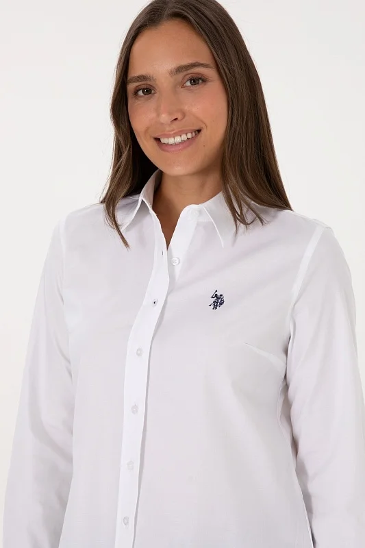 Рубашка из хлопка приталенная - G082SZ0040CRISTA025K Сорочка жен. (VR013, 42)