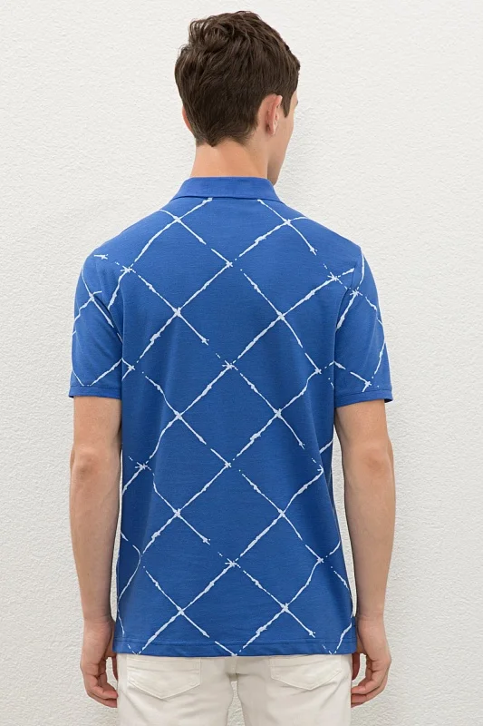 Футболка-поло из хлопка с принтом - G081SZ0110JAYLEN Футболка муж. (VR045, XS)