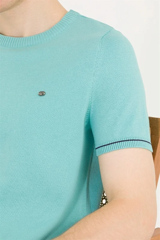 Футболка из смесового хлопка в полоску - G081SZ0TK0FORLA Кофта муж. (VR090, XS)