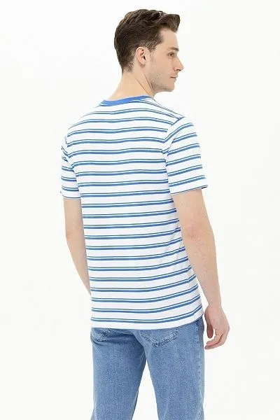 Футболка из хлопка в полоску - G081SZ0110VARESE Футболка муж. (VR045, XS)