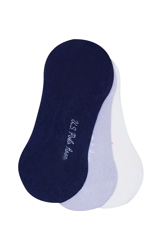 Подследники женские, 3 пары - A082SZ013P02MONICA-3 Носки жен. (VR034)