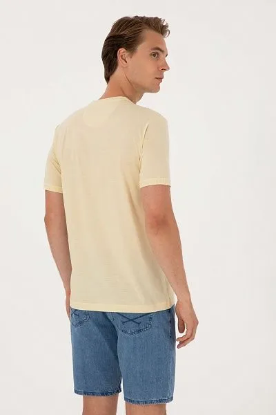 Футболка из хлопка с надписью - G081SZ0110EXC_MELENAS Футболка муж. (VR183, 2XL)