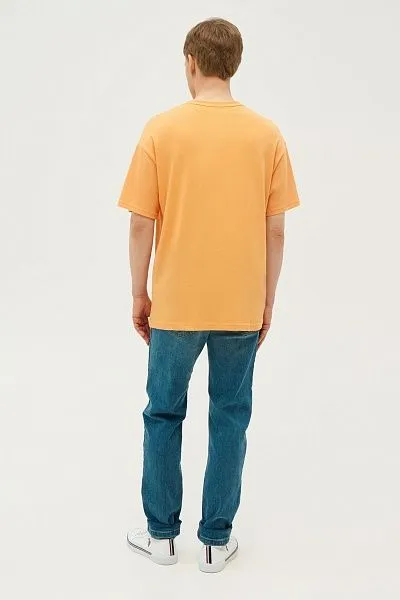 Футболка из хлопка с надписью - G081SZ0110BUSTER-R Футболка муж. (VR051, S)