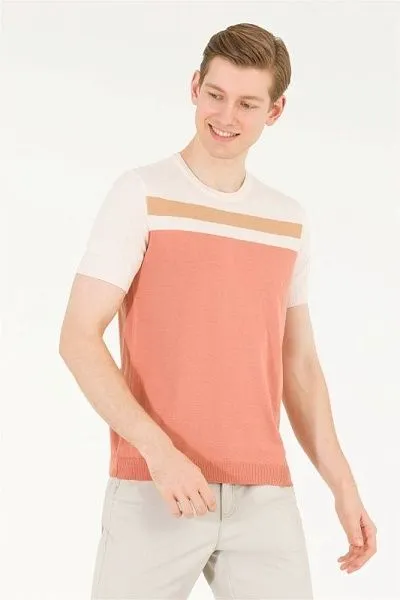 Футболка трикотажная из смесовой вискозы - G081SZ0TK0RABERT-IY23 Кофта муж. (VR042, S)